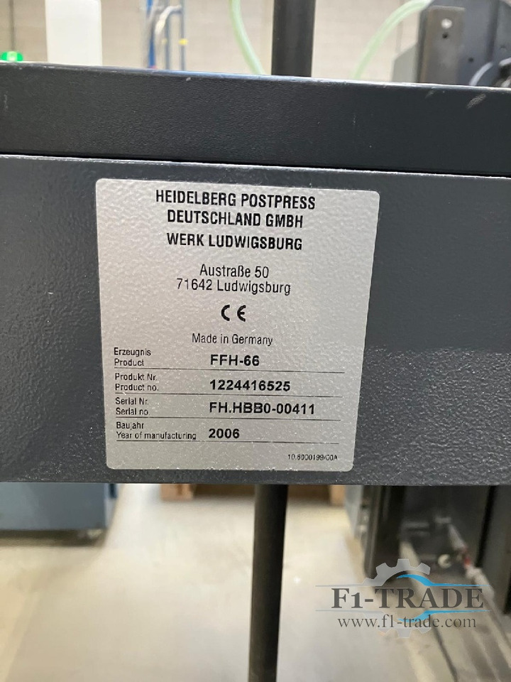 Heidelberg Stahlfolder KH 66/4-KL - Falsemaskin: bilde 5 Heidelberg Stahlfolder KH 66/4-KL - Falsemaskin: bilde 5