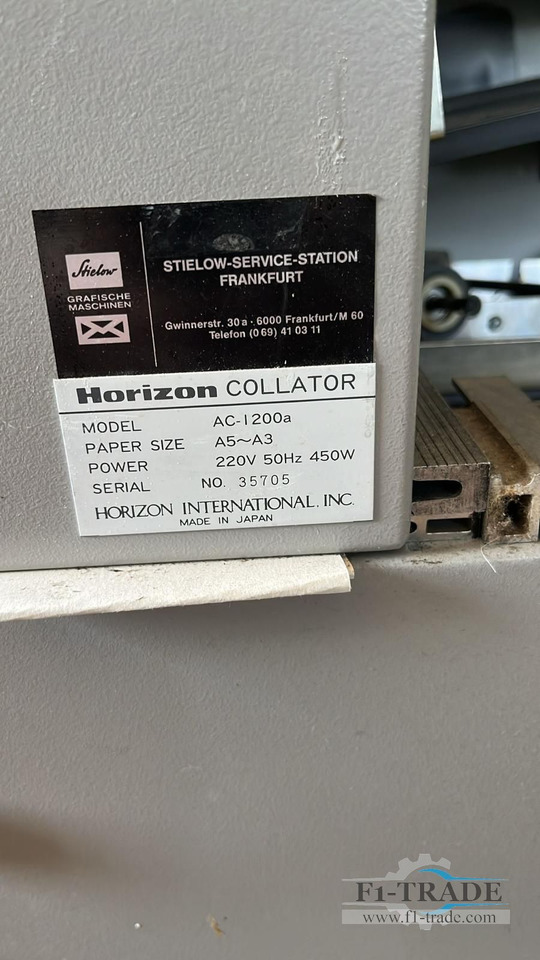 Horizon AC-1200 - Trykkmaskin: bilde 2 Horizon AC-1200 - Trykkmaskin: bilde 2