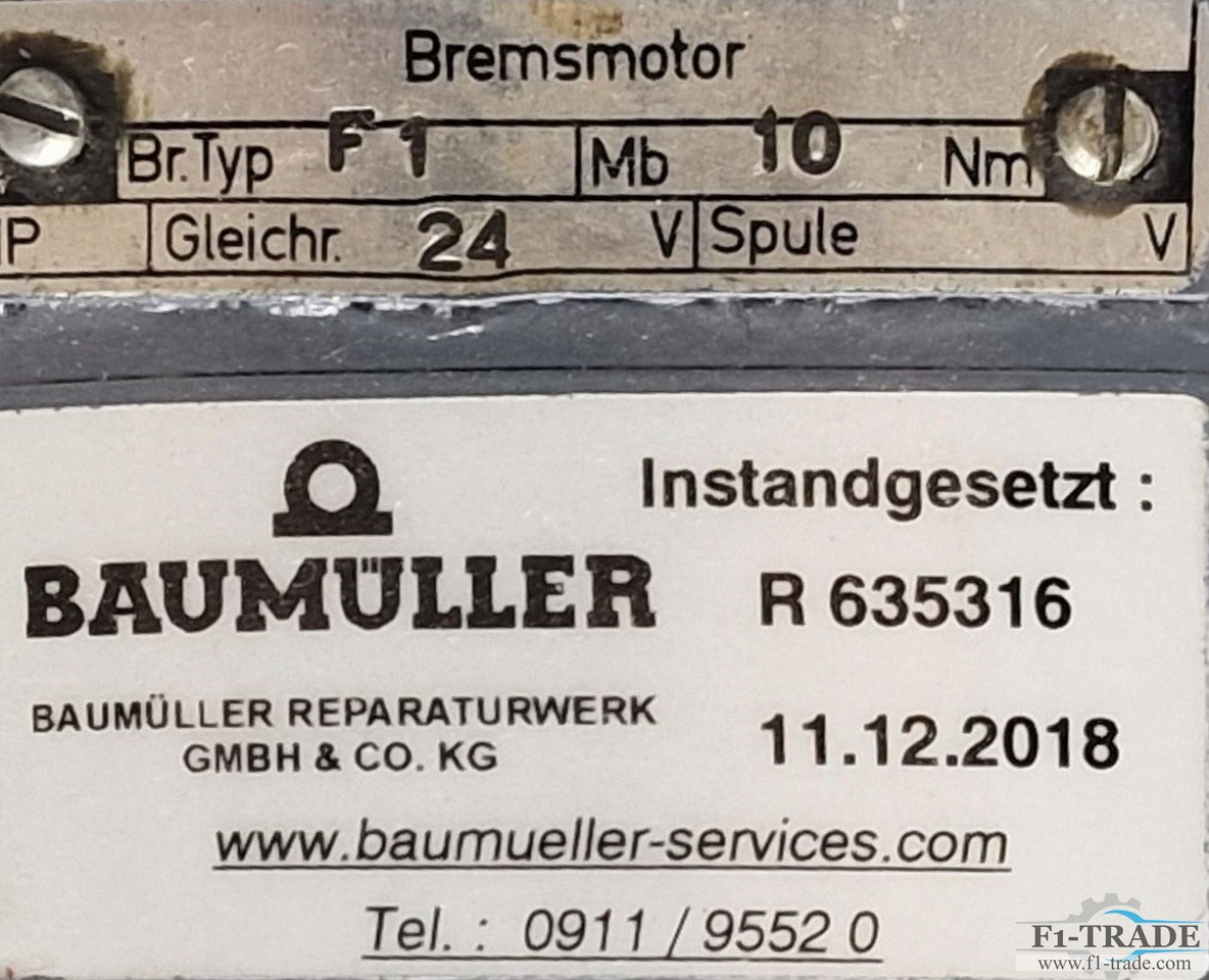 Baumüller F1 - Reservedeler for Trykkmaskin: bilde 5 Baumüller F1 - Reservedeler for Trykkmaskin: bilde 5