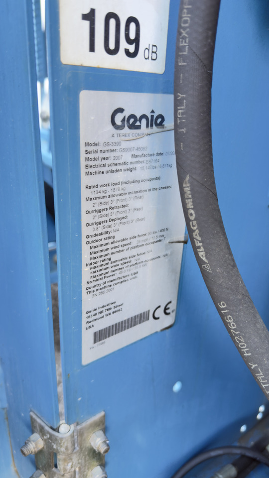 GENIE GS3390 - Teleskoplift: bilde 3 GENIE GS3390 - Teleskoplift: bilde 3