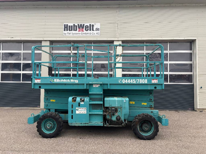 Haulotte H 12 SDX 12m Diesel Scherenarbeitsbühne - Sakselift: bilde 1 Haulotte H 12 SDX 12m Diesel Scherenarbeitsbühne - Sakselift: bilde 1