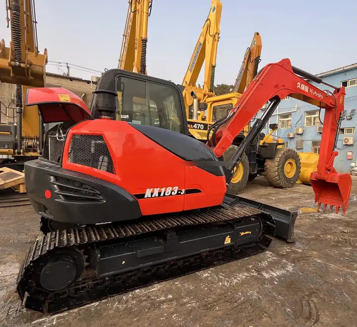 8 tons Used Excavator KUBOTA KX183-3 in good condition for sale - Beltegraver: bilde 1 8 tons Used Excavator KUBOTA KX183-3 in good condition for sale - Beltegraver: bilde 1