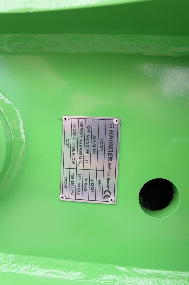 G HAMMER GH 200, POWER, NOT NOISE ! NEW 2025 MODEL  - Hydraulisk hammer for Bygg og anlegg: bilde 3 G HAMMER GH 200, POWER, NOT NOISE ! NEW 2025 MODEL  - Hydraulisk hammer for Bygg og anlegg: bilde 3