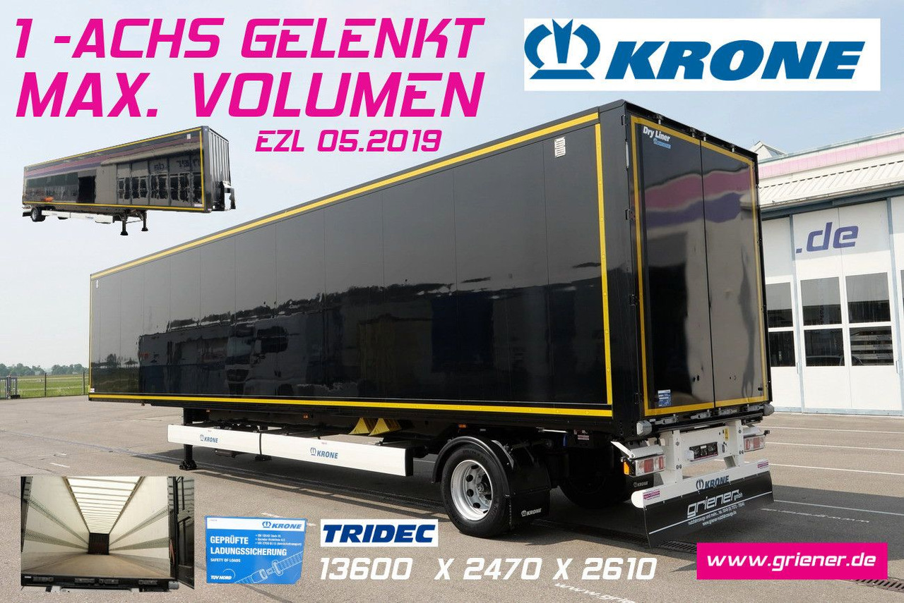 Krone KOFFER CITY KRONE 1-achs SEK 10 /TRIDEC /LENKUNG - Skapsemi: bilde 1 Krone KOFFER CITY KRONE 1-achs SEK 10 /TRIDEC /LENKUNG - Skapsemi: bilde 1