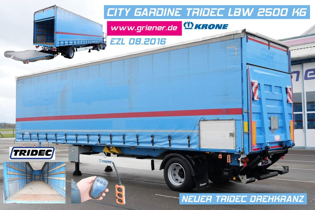 Krone SEP 10/BPW /TRIDEC / EDSCHA / LBW 2500 kg CITY - Gardintrailer: bilde 1 Krone SEP 10/BPW /TRIDEC / EDSCHA / LBW 2500 kg CITY - Gardintrailer: bilde 1