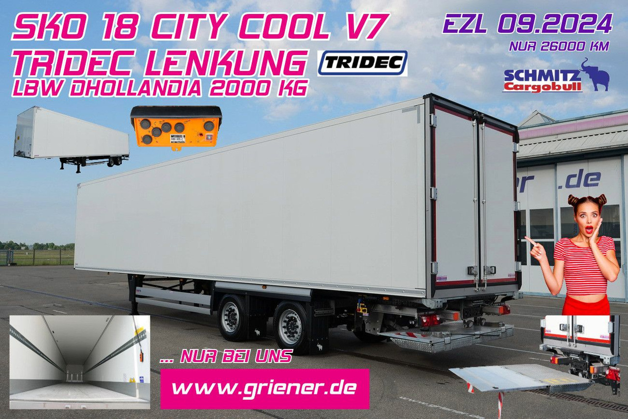 Schmitz Cargobull SKO 18/ LZG CITY /COOL V7 LBW /TRIDEC /FP 45 - Skapsemi: bilde 1 Schmitz Cargobull SKO 18/ LZG CITY /COOL V7 LBW /TRIDEC /FP 45 - Skapsemi: bilde 1