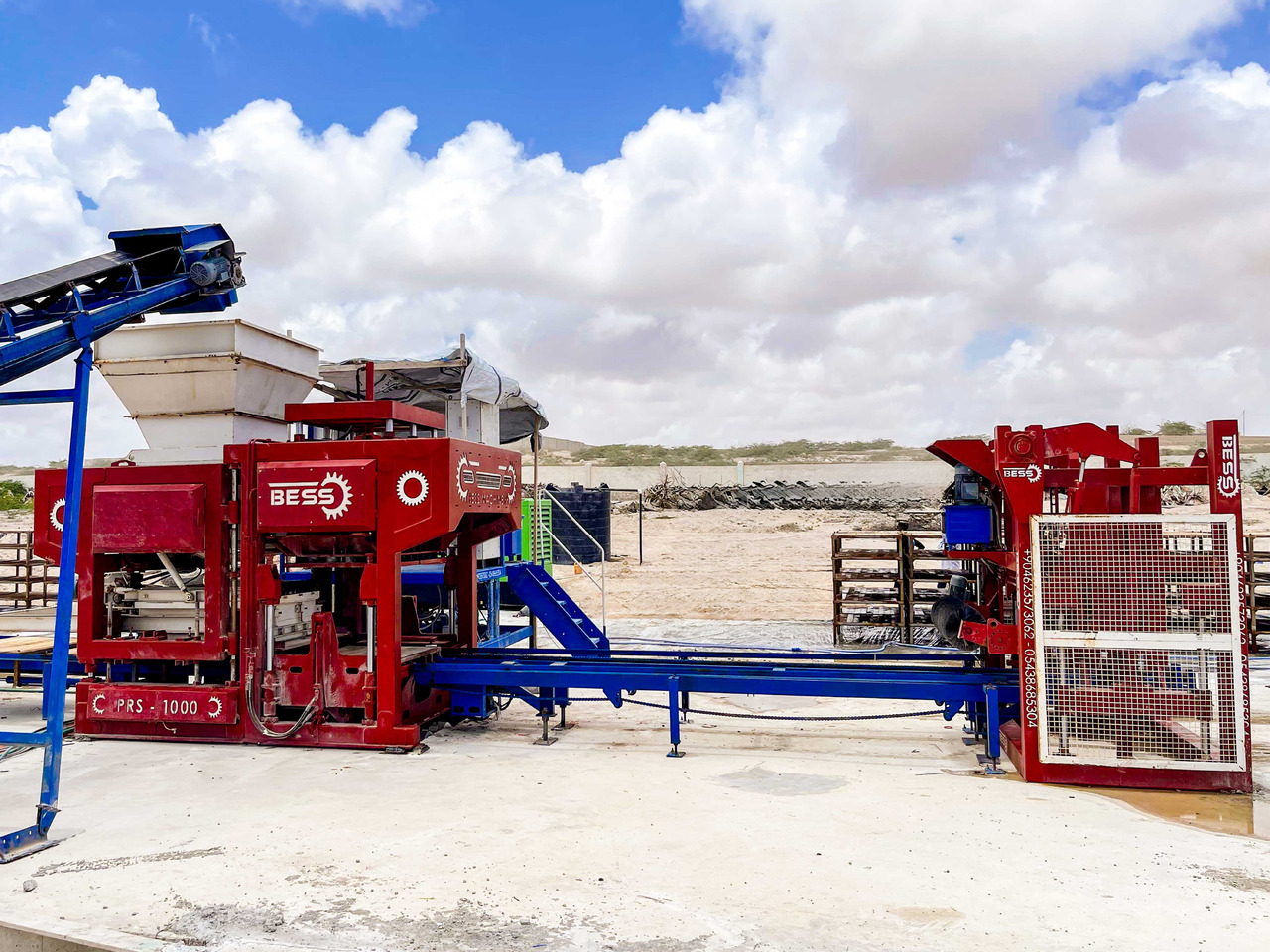 Fully Automatic Concrete Block Machine | PRS-1000 Bess Machine - Blokkmaskin: bilde 5 Fully Automatic Concrete Block Machine | PRS-1000 Bess Machine - Blokkmaskin: bilde 5