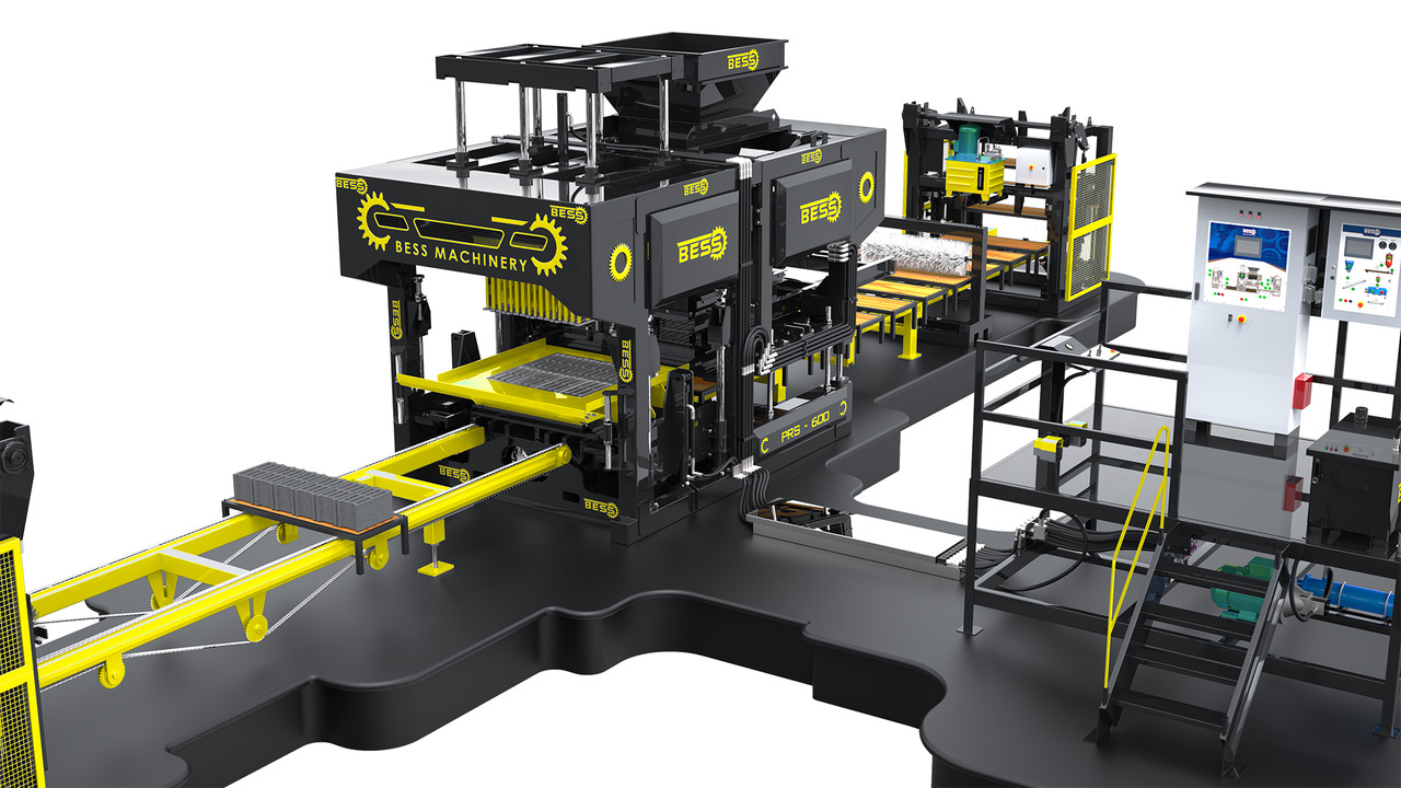 Fully Automatic Hollow Block Machine | PRS-600 - Blokkmaskin: bilde 4 Fully Automatic Hollow Block Machine | PRS-600 - Blokkmaskin: bilde 4