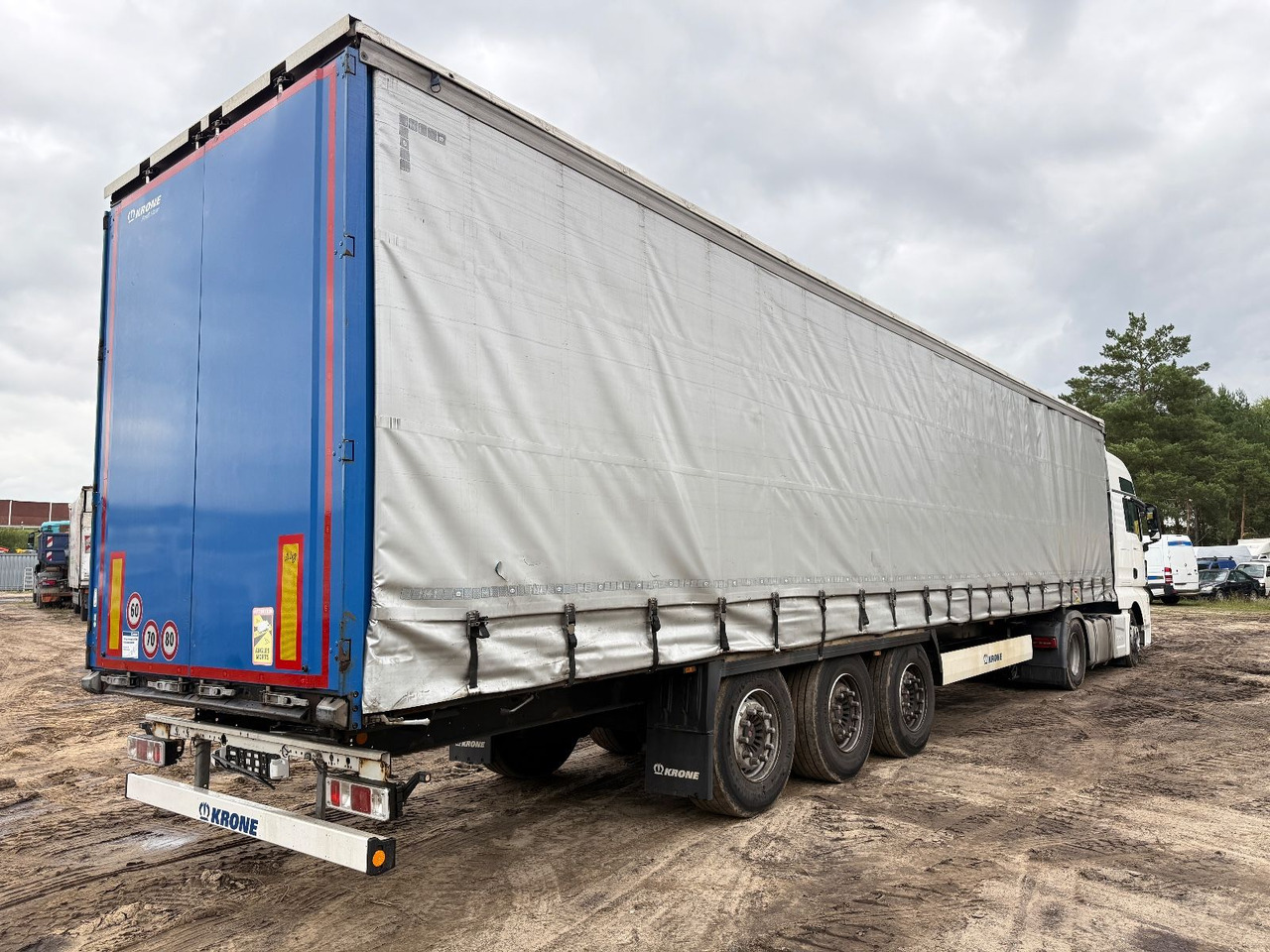Krone SD Pritsche-Plane - Gardintrailer: bilde 4 Krone SD Pritsche-Plane - Gardintrailer: bilde 4