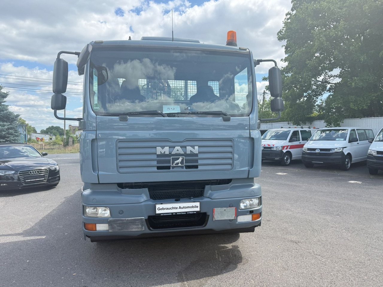 MAN TGM 8.280 Kipper Kran Atlas 85.2 - Tippbil, Kranbil: bilde 1 MAN TGM 8.280 Kipper Kran Atlas 85.2 - Tippbil, Kranbil: bilde 1