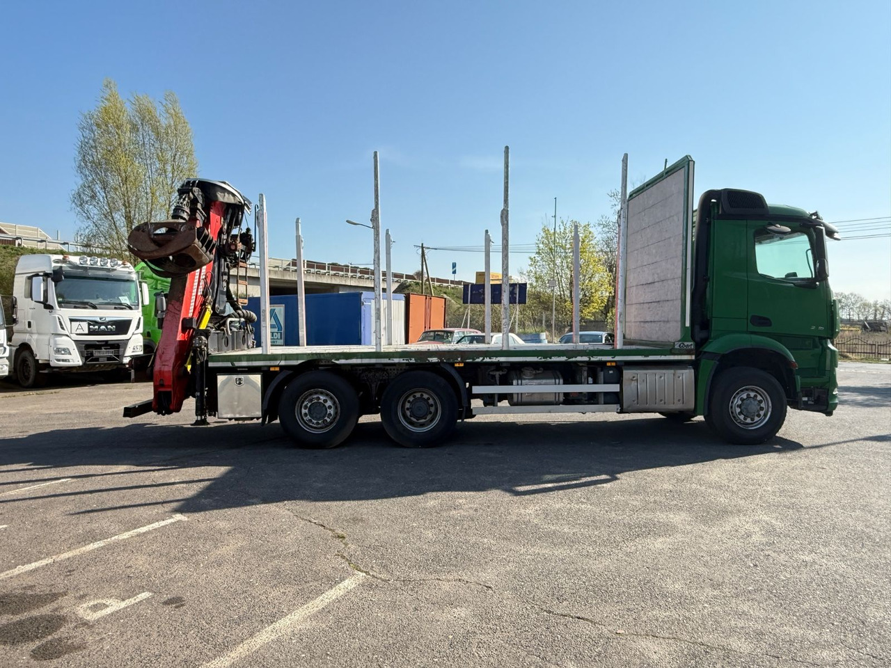 Mercedes-Benz Actros 2571 Holztransporter mit Kran - Tømmerbil, Kranbil: bilde 5 Mercedes-Benz Actros 2571 Holztransporter mit Kran - Tømmerbil, Kranbil: bilde 5