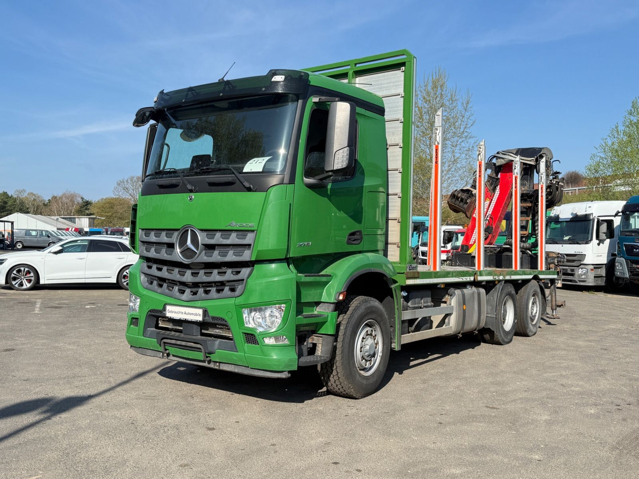 Mercedes-Benz Actros 2571 Holztransporter mit Kran - Tømmerbil, Kranbil: bilde 3 Mercedes-Benz Actros 2571 Holztransporter mit Kran - Tømmerbil, Kranbil: bilde 3