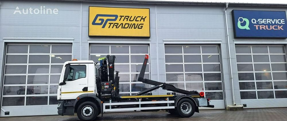 MAN TGM 15.250, hakowiec Janco/GP Lift + HDS Hiab - Søppelbil: bilde 1 MAN TGM 15.250, hakowiec Janco/GP Lift + HDS Hiab - Søppelbil: bilde 1
