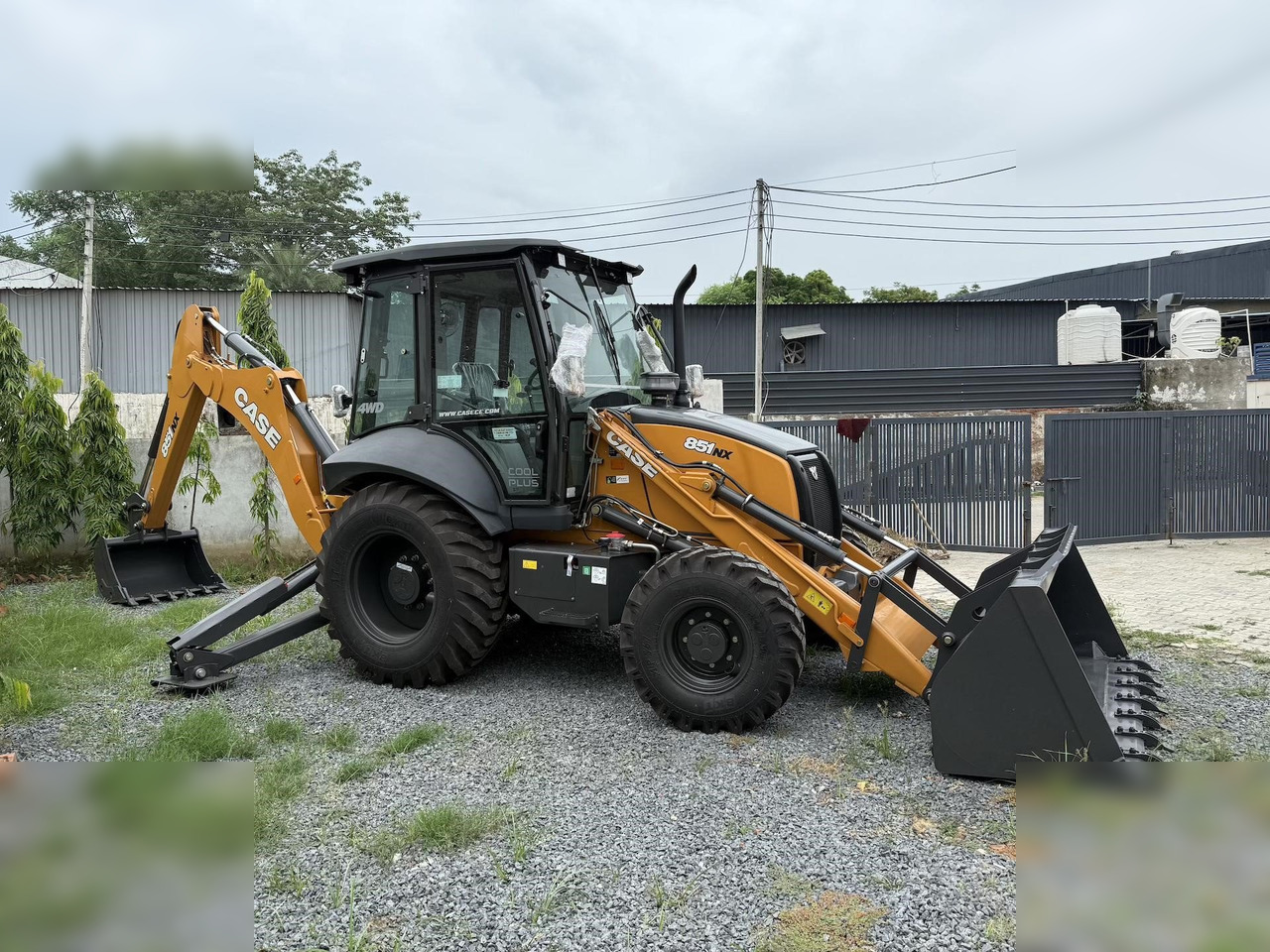 Ny Traktorgraver CASE 851NX CP: bilde 6
