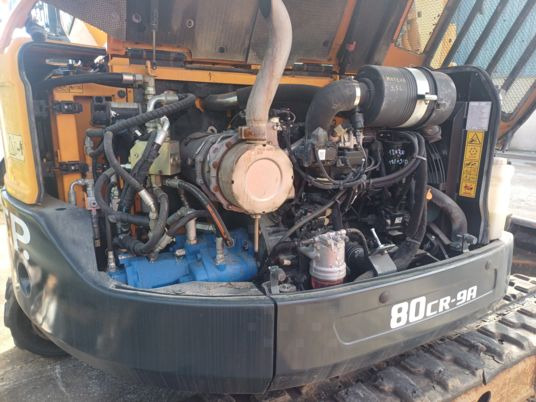 Hyundai R80 -9A - Beltegraver: bilde 5 Hyundai R80 -9A - Beltegraver: bilde 5