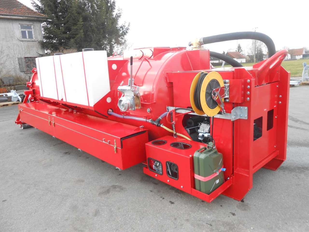 S-Vac 8.5 m³ Saugfass Druckfass Vacuum suction systems are are fully integrated at the HDD jobsite from today. - Tankcontainer: bilde 1 S-Vac 8.5 m³ Saugfass Druckfass Vacuum suction systems are are fully integrated at the HDD jobsite from today. - Tankcontainer: bilde 1