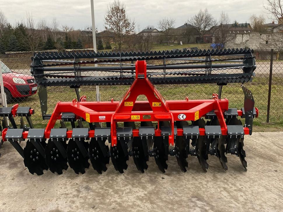 Janpol Scheibenegge / Disc harrow / Déchaumeur à disques / Erpice a dischi / Средняя дисковая борона / Brona talerzowa medium „COMPACT” 3 m - Skålharv: bilde 2 Janpol Scheibenegge / Disc harrow / Déchaumeur à disques / Erpice a dischi / Средняя дисковая борона / Brona talerzowa medium „COMPACT” 3 m - Skålharv: bilde 2