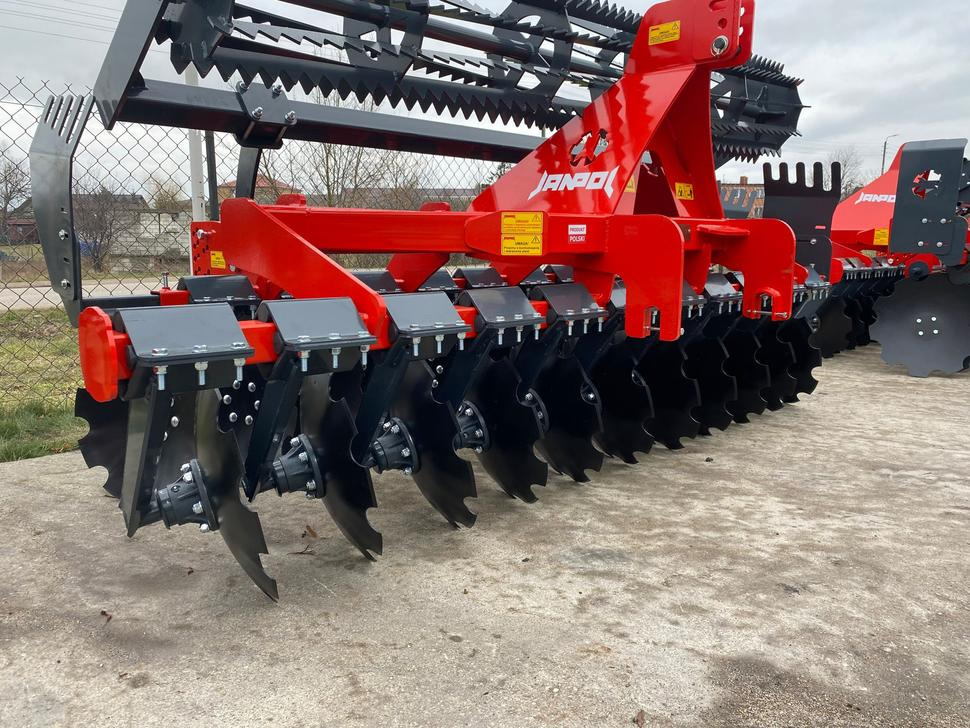 Janpol Scheibenegge / Disc harrow / Déchaumeur à disques / Erpice a dischi / Средняя дисковая борона / Brona talerzowa medium „COMPACT” 3 m - Skålharv: bilde 3 Janpol Scheibenegge / Disc harrow / Déchaumeur à disques / Erpice a dischi / Средняя дисковая борона / Brona talerzowa medium „COMPACT” 3 m - Skålharv: bilde 3