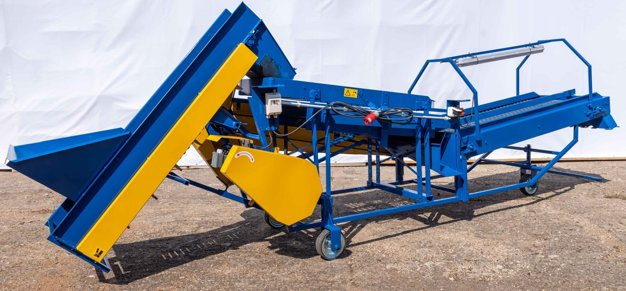 ROLMET Kartoffelsortierer / Potato sorting machine / Trieuse de pomme de terre / Selezionatrice per patate / Clasificador de patatas / Картофелесортировочная машина / Sortownik do ziemniaków M614/2 - Potetmaskin: bilde 1 ROLMET Kartoffelsortierer / Potato sorting machine / Trieuse de pomme de terre / Selezionatrice per patate / Clasificador de patatas / Картофелесортировочная машина / Sortownik do ziemniaków M614/2 - Potetmaskin: bilde 1