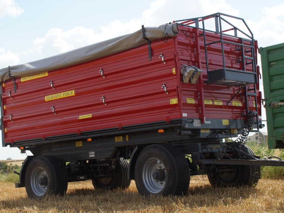 Techmont Anhänger / Trailer / Remorque / Rimorchio / Прицеп двухоосный бортовой / Przyczepa dwuosiowa PTD16 12 t - Landbruk tippvogn: bilde 2 Techmont Anhänger / Trailer / Remorque / Rimorchio / Прицеп двухоосный бортовой / Przyczepa dwuosiowa PTD16 12 t - Landbruk tippvogn: bilde 2