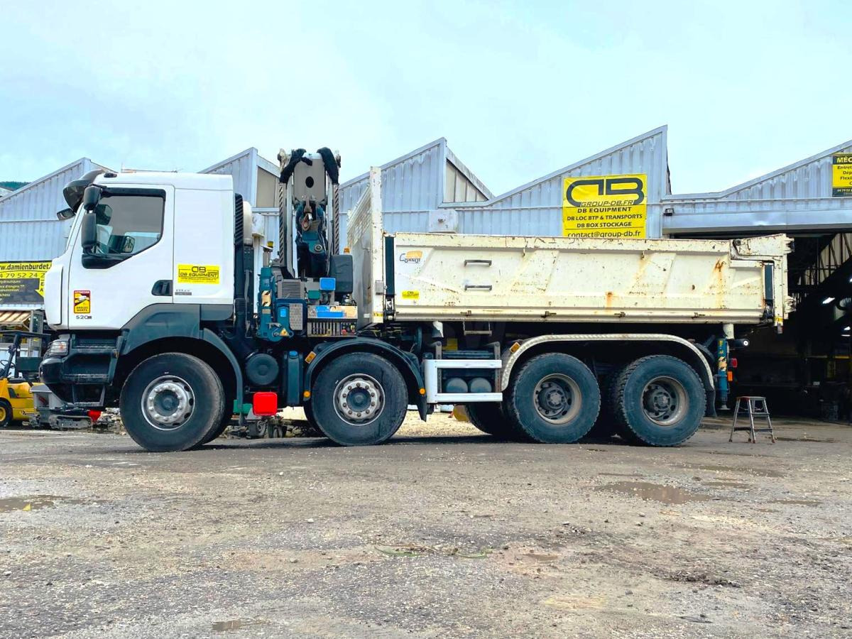 RENAULT KERAX 8x4 520 BIBENNE CIF GRUE CORMACH - Tippbil, Kranbil: bilde 2 RENAULT KERAX 8x4 520 BIBENNE CIF GRUE CORMACH - Tippbil, Kranbil: bilde 2