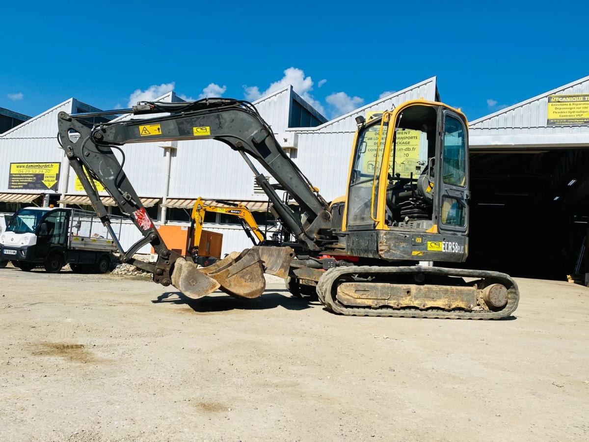 VOLVO ECR58 MINI PELLE 6.4T - Minigraver: bilde 2 VOLVO ECR58 MINI PELLE 6.4T - Minigraver: bilde 2