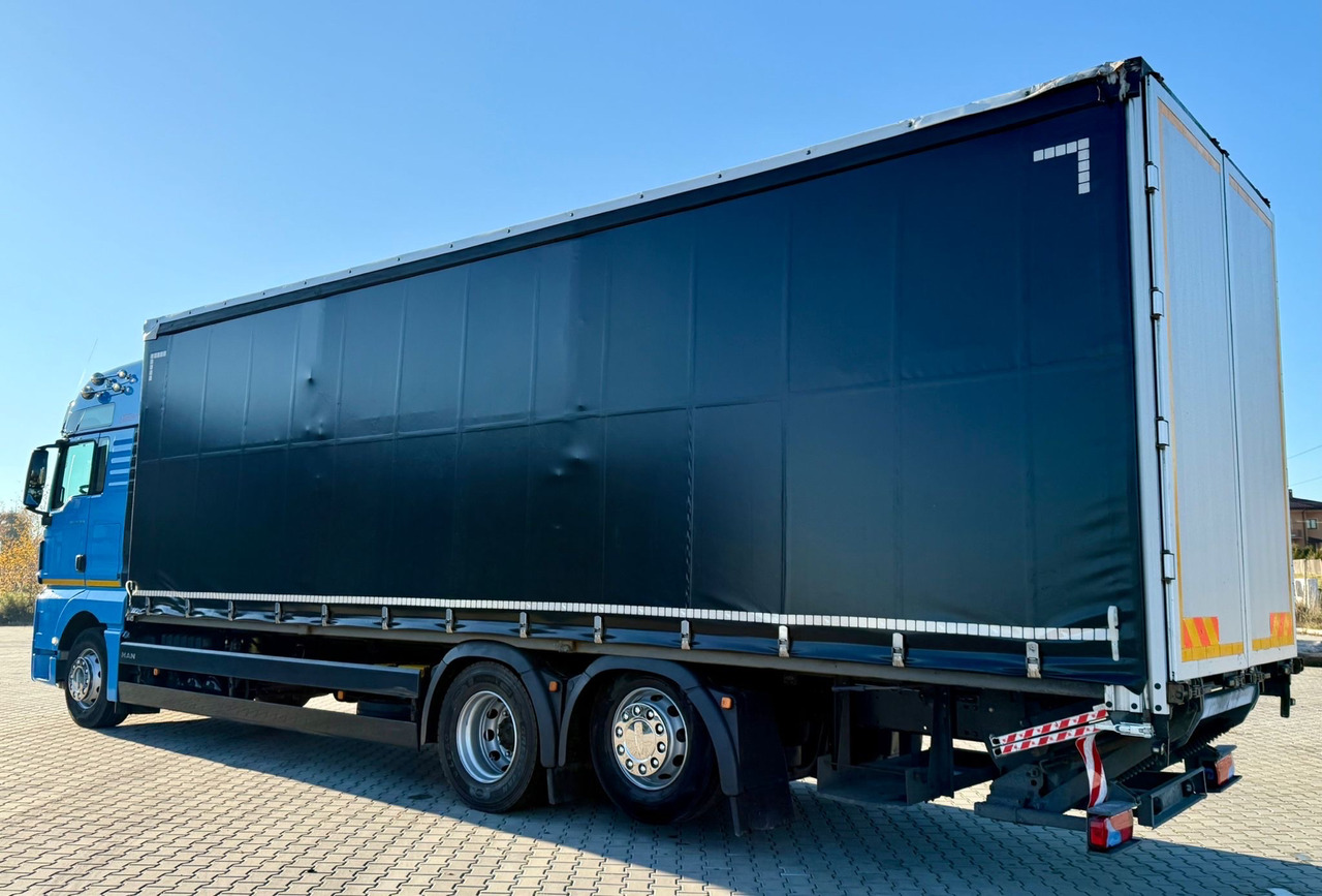 MAN TGX 26.420 / FIRANKA / WINDA / 23 EUROPALETY / 6x2 / AUTOMAT / EURO 6 / OŚ PODNOSZONA / DUŻA KABINA / 2019 ROK - Kapellbil: bilde 4 MAN TGX 26.420 / FIRANKA / WINDA / 23 EUROPALETY / 6x2 / AUTOMAT / EURO 6 / OŚ PODNOSZONA / DUŻA KABINA / 2019 ROK - Kapellbil: bilde 4