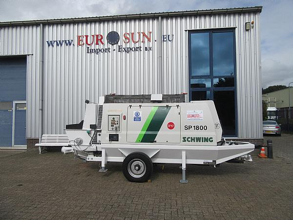 2014 SCHWING BP 1800 D -129 KW static pump - Stasjonær betongpumpe: bilde 2 2014 SCHWING BP 1800 D -129 KW static pump - Stasjonær betongpumpe: bilde 2