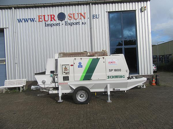 2014 SCHWING BP 1800 D -129 KW static pump - Stasjonær betongpumpe: bilde 1 2014 SCHWING BP 1800 D -129 KW static pump - Stasjonær betongpumpe: bilde 1