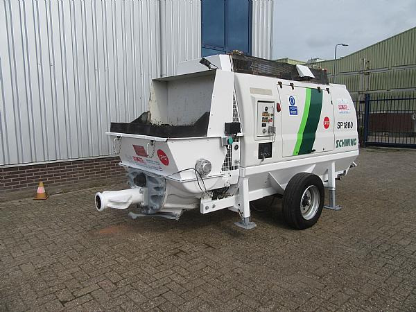 2014 SCHWING BP 1800 D -129 KW static pump - Stasjonær betongpumpe: bilde 3 2014 SCHWING BP 1800 D -129 KW static pump - Stasjonær betongpumpe: bilde 3