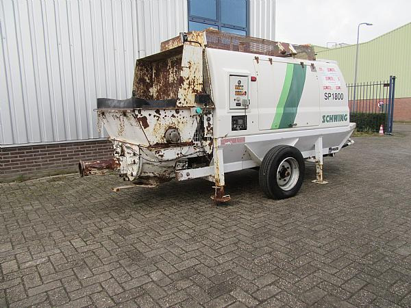 2014 SCHWING SP1800 D 129KW trailer pump - Stasjonær betongpumpe: bilde 4 2014 SCHWING SP1800 D 129KW trailer pump - Stasjonær betongpumpe: bilde 4