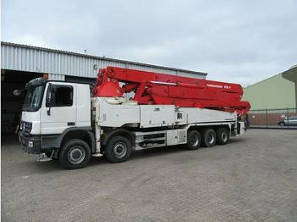 PUTZMEISTER  M52/5  MB/ACTROS - Betongpumpe: bilde 1 PUTZMEISTER  M52/5  MB/ACTROS - Betongpumpe: bilde 1