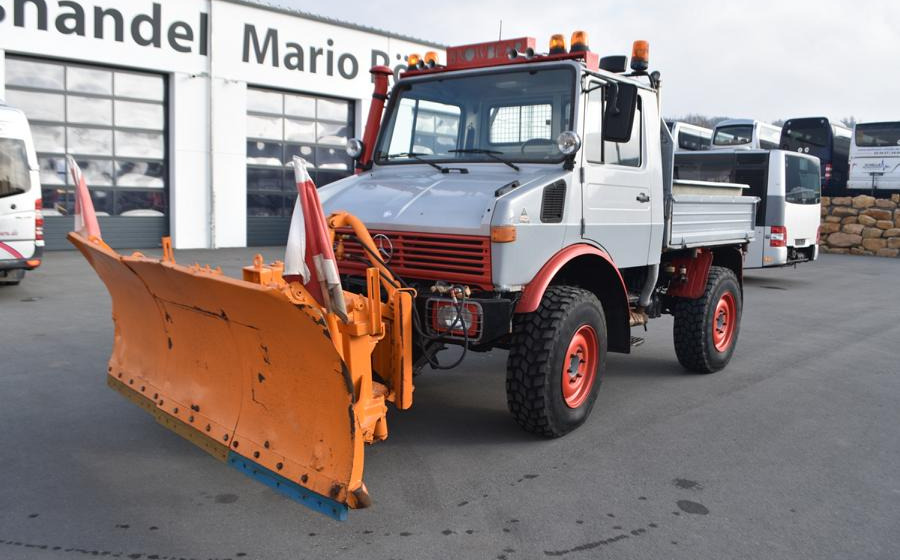 Mercedes-Benz Unimog 424 - Tippbil: bilde 2 Mercedes-Benz Unimog 424 - Tippbil: bilde 2