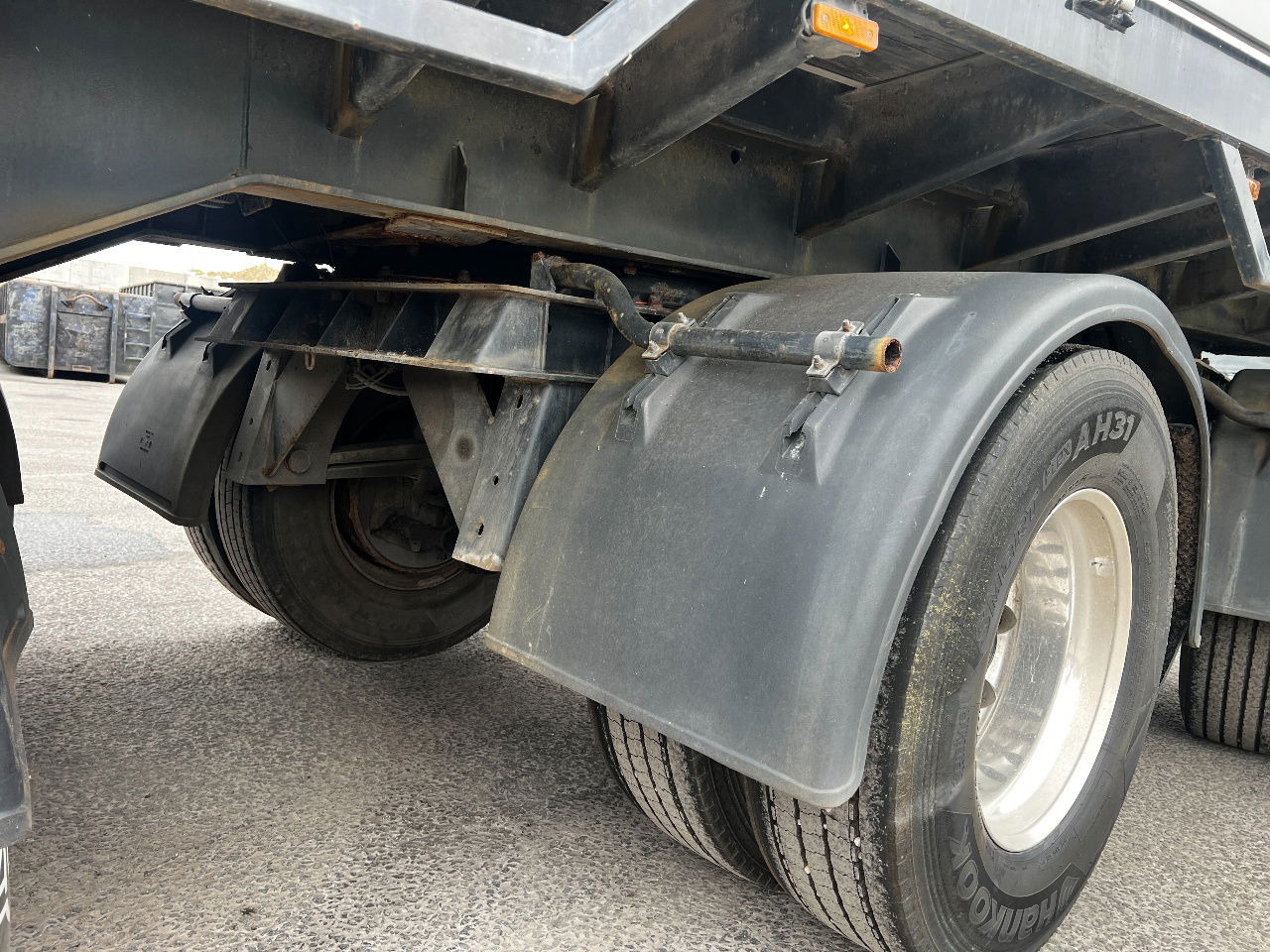 Pacton Stenenoplegger met Kennis 14.000 Kraan, Crane - Åpen semitrailer: bilde 5 Pacton Stenenoplegger met Kennis 14.000 Kraan, Crane - Åpen semitrailer: bilde 5