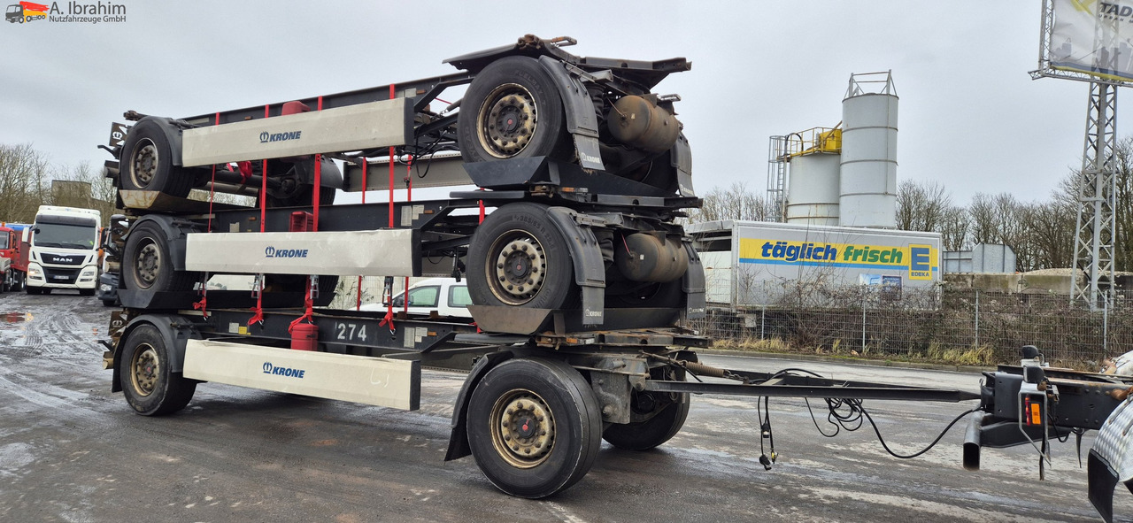 Krone AZ 3x vorhanden SAF Achsen, fertig gestapelt - Container-transport/ Vekselflak tilhenger: bilde 4 Krone AZ 3x vorhanden SAF Achsen, fertig gestapelt - Container-transport/ Vekselflak tilhenger: bilde 4