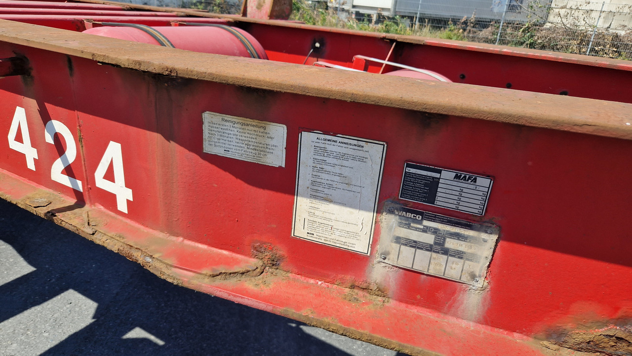 MAFA 20.30.40. ft Containerchassis - Container-transport/ Vekselflak semitrailer: bilde 2 MAFA 20.30.40. ft Containerchassis - Container-transport/ Vekselflak semitrailer: bilde 2