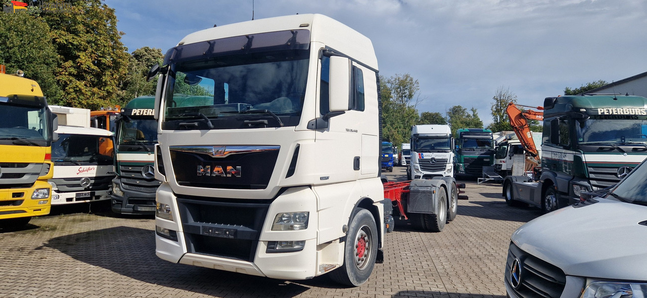 MAN 26.440 TGX, Chassis 7,80 m lang 4,85 m Radstand - Chassis lastebil: bilde 1 MAN 26.440 TGX, Chassis 7,80 m lang 4,85 m Radstand - Chassis lastebil: bilde 1