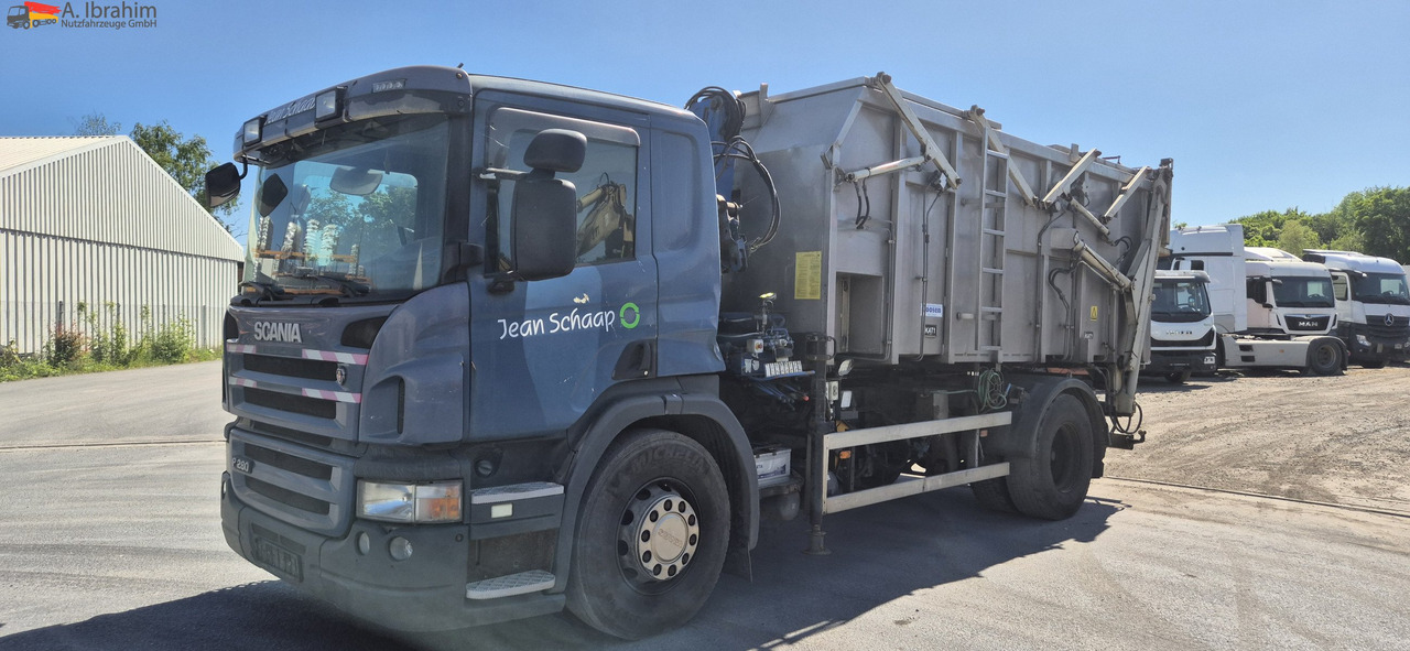 Scania P 280 Edelstahlkipper für Tierabfälle 2 Kammer - Tippbil, Kranbil: bilde 1 Scania P 280 Edelstahlkipper für Tierabfälle 2 Kammer - Tippbil, Kranbil: bilde 1