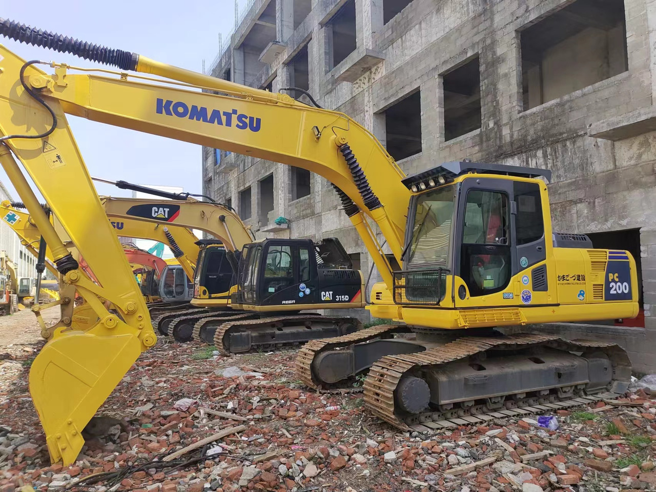 KOMATSU pc200-8 pc200 Japan made - Beltegraver: bilde 2 KOMATSU pc200-8 pc200 Japan made - Beltegraver: bilde 2