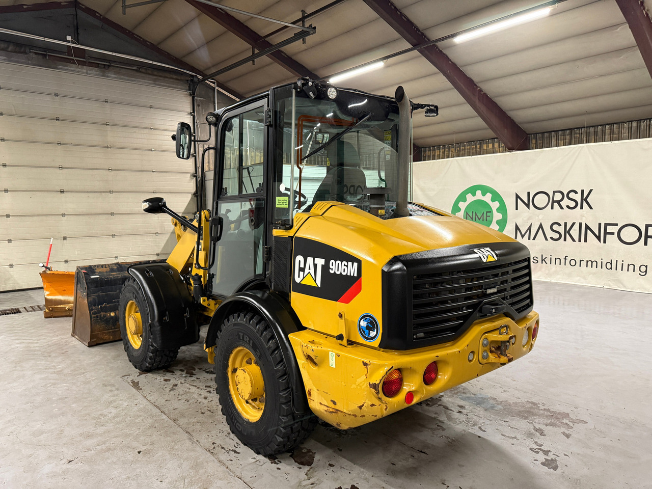 Cat 906M High Flow, 40 km/t med skuff og plog # TIL LEIE# - Hjullaster: bilde 3 Cat 906M High Flow, 40 km/t med skuff og plog # TIL LEIE# - Hjullaster: bilde 3