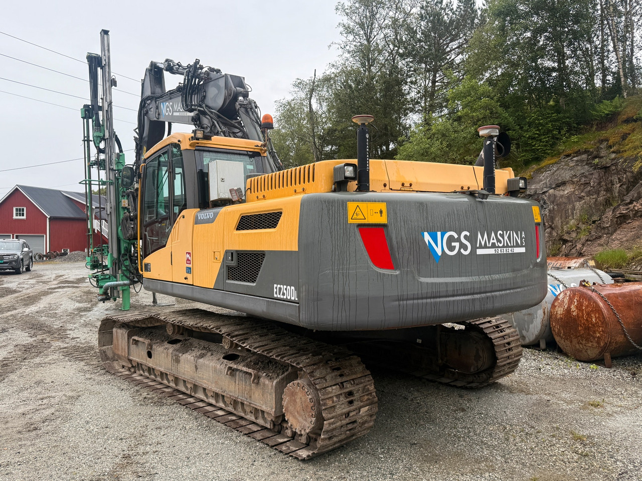 Volvo EC250DL med Montabert tårn - Beltegraver: bilde 4 Volvo EC250DL med Montabert tårn - Beltegraver: bilde 4