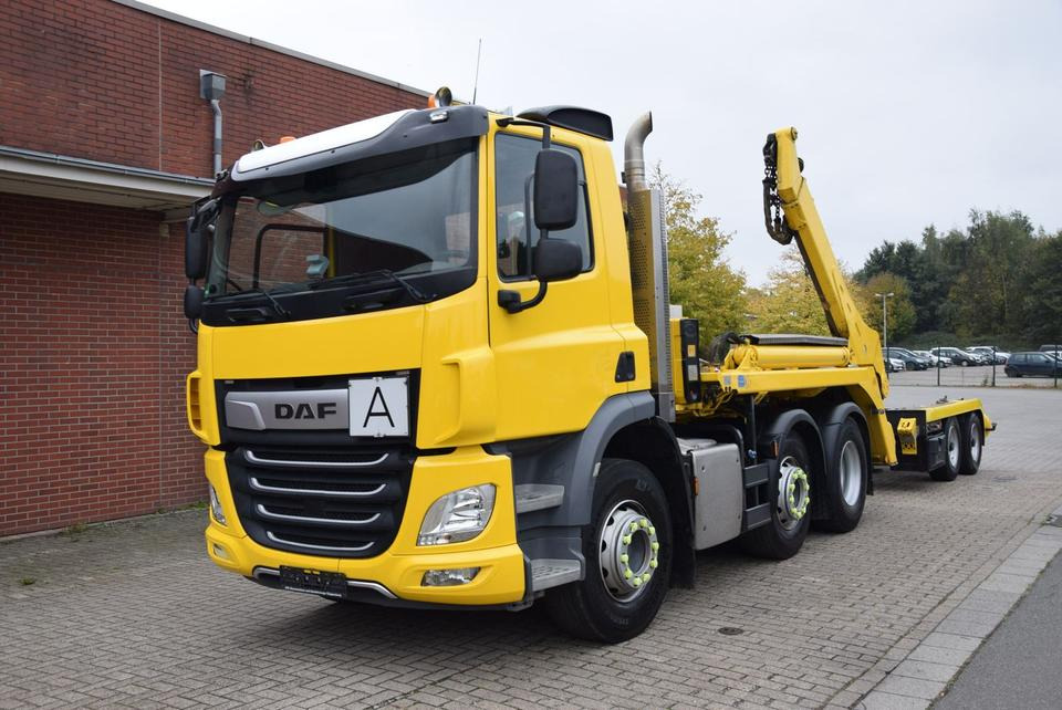 DAF  CF 450 Meiller Absetzkip. Vorlauf. Lenk Funk - Liftdumper lastebil: bilde 1 DAF  CF 450 Meiller Absetzkip. Vorlauf. Lenk Funk - Liftdumper lastebil: bilde 1