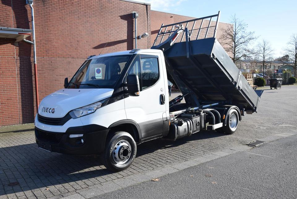 Iveco Daily 70 C18 City Haken Abrollkip.HIAB Multilift - Varebil med tipp: bilde 1 Iveco Daily 70 C18 City Haken Abrollkip.HIAB Multilift - Varebil med tipp: bilde 1