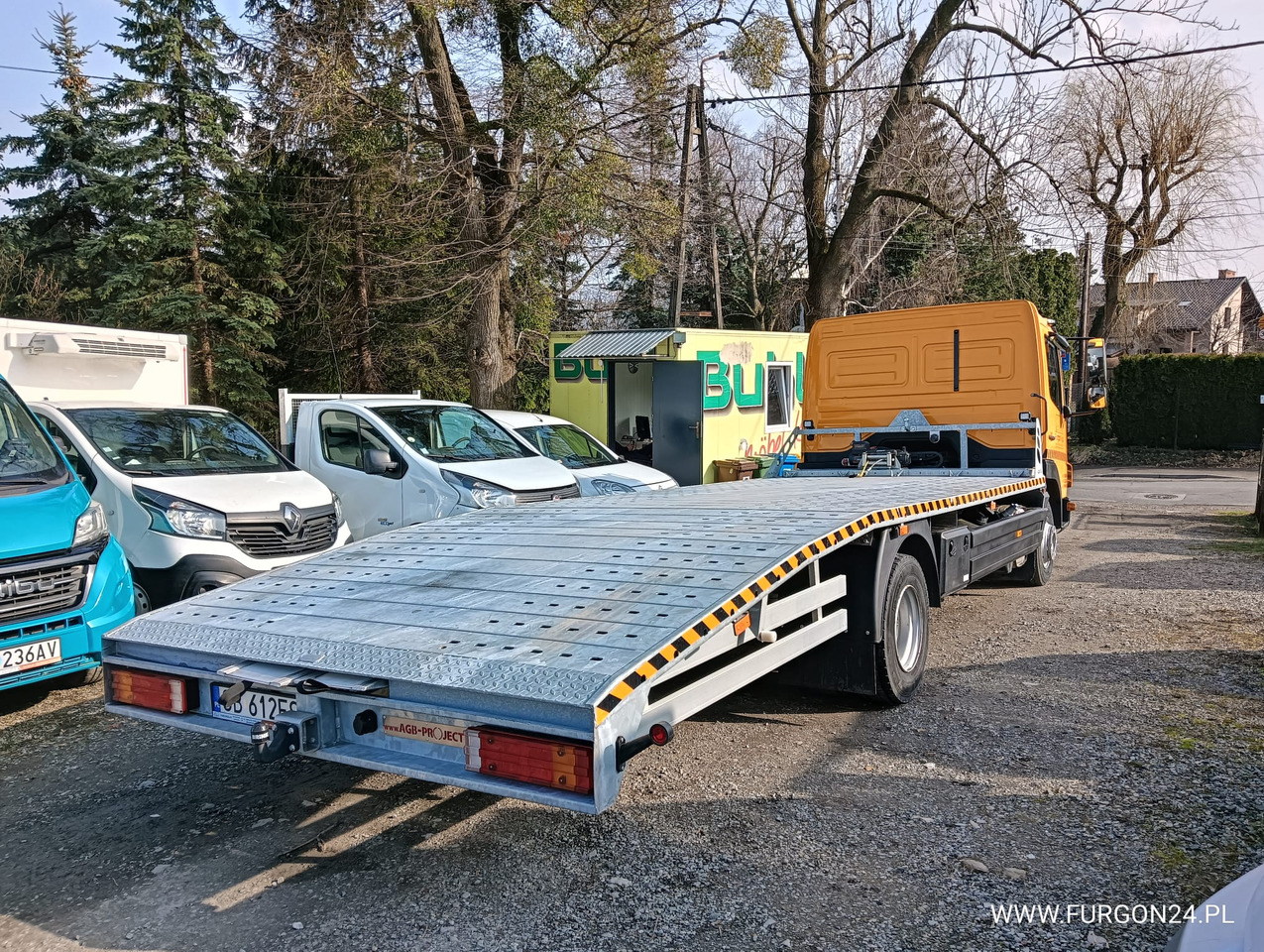 MERCEDES ATEGO 1018 POMOC DROGOWA LAWETA NR 665 - Transporter lastebil: bilde 4 MERCEDES ATEGO 1018 POMOC DROGOWA LAWETA NR 665 - Transporter lastebil: bilde 4