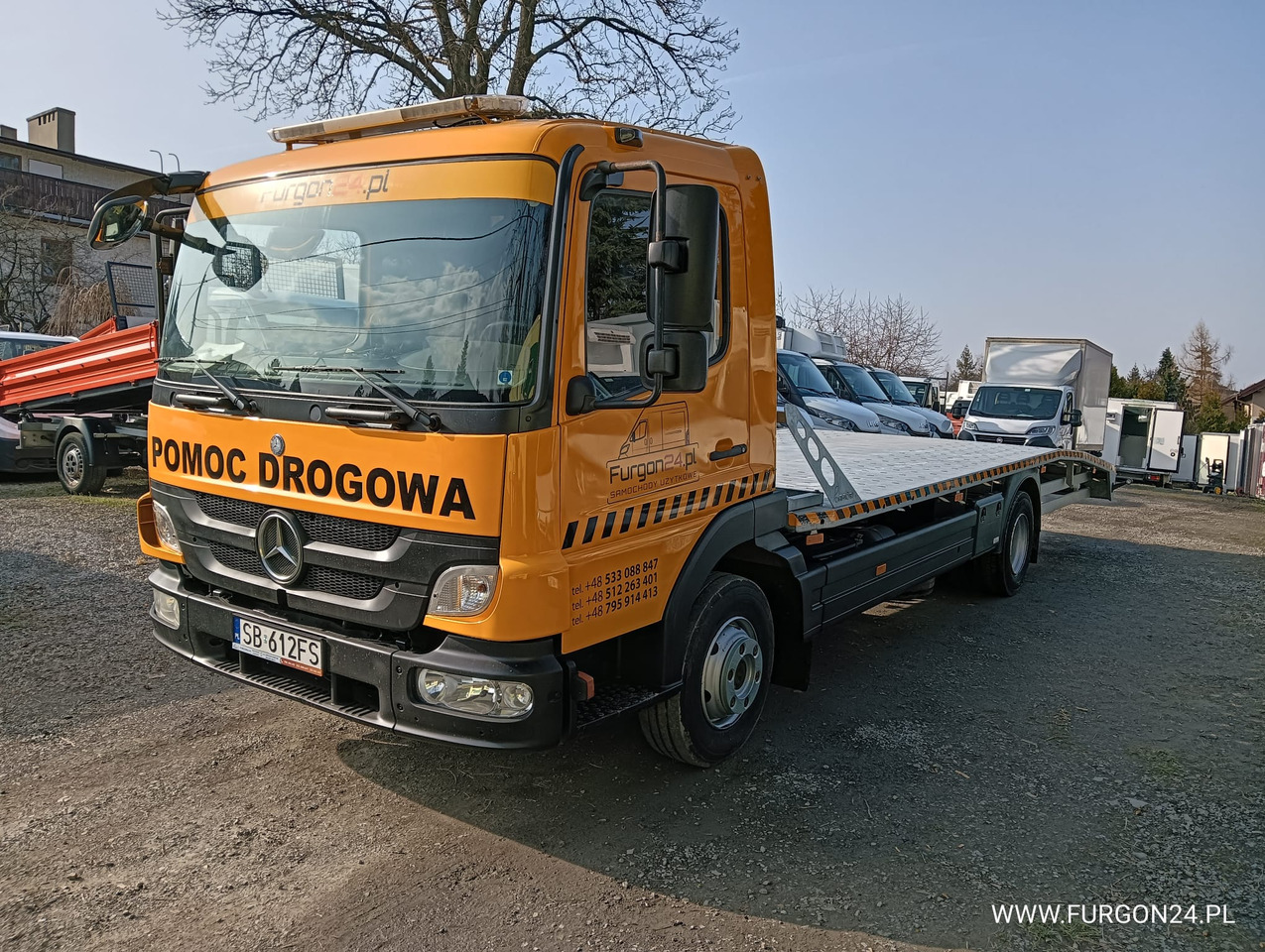 MERCEDES ATEGO 1018 POMOC DROGOWA LAWETA NR 665 - Transporter lastebil: bilde 1 MERCEDES ATEGO 1018 POMOC DROGOWA LAWETA NR 665 - Transporter lastebil: bilde 1