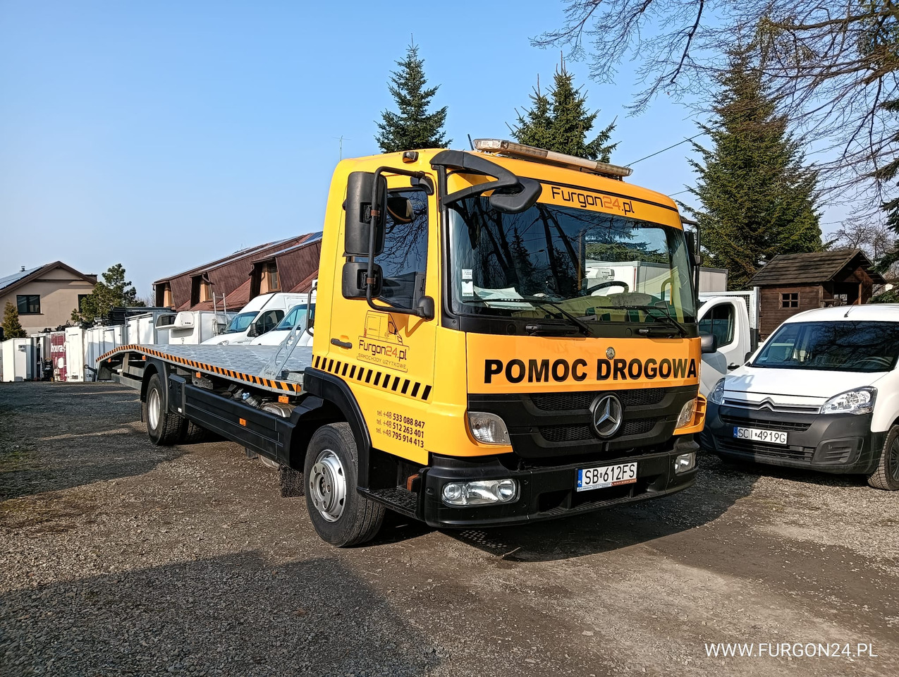 MERCEDES ATEGO 1018 POMOC DROGOWA LAWETA NR 665 - Transporter lastebil: bilde 3 MERCEDES ATEGO 1018 POMOC DROGOWA LAWETA NR 665 - Transporter lastebil: bilde 3