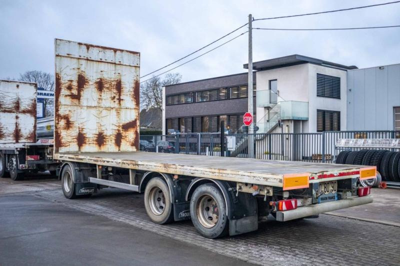 Trouillet PLATEAU + 3 ASSEN DOLLY - Planhenger/ Flathenger: bilde 4 Trouillet PLATEAU + 3 ASSEN DOLLY - Planhenger/ Flathenger: bilde 4
