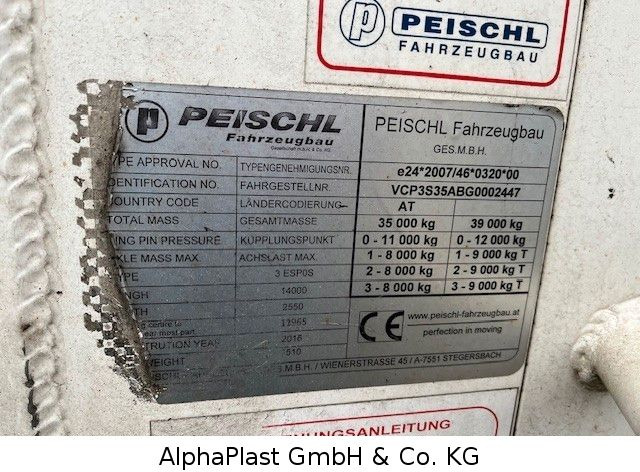 Peischl Schubboden kein Stas - Med walking floor semitrailer: bilde 3 Peischl Schubboden kein Stas - Med walking floor semitrailer: bilde 3