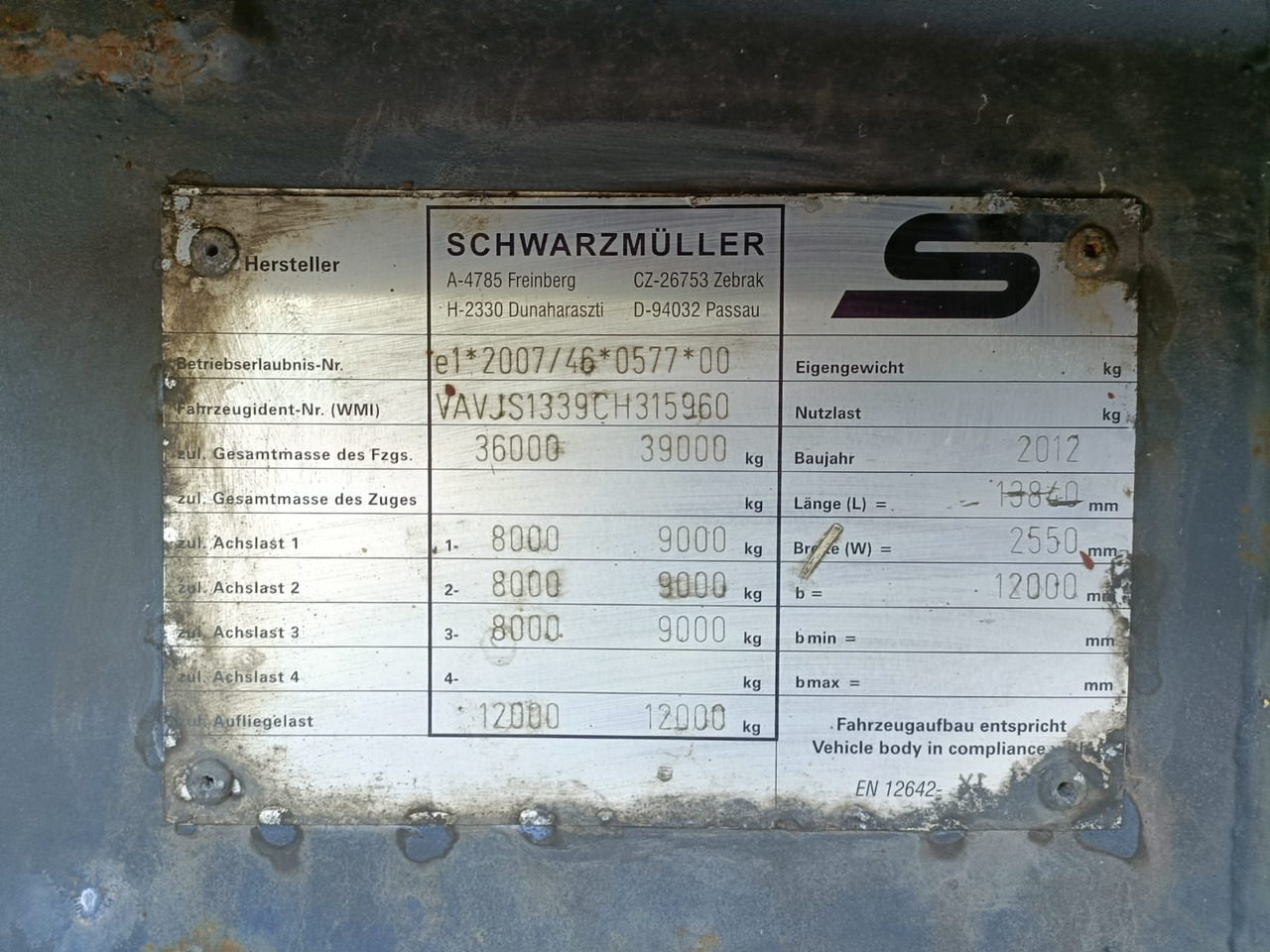 SCHWARZMÜLLER - Semitrailer: bilde 2 SCHWARZMÜLLER - Semitrailer: bilde 2