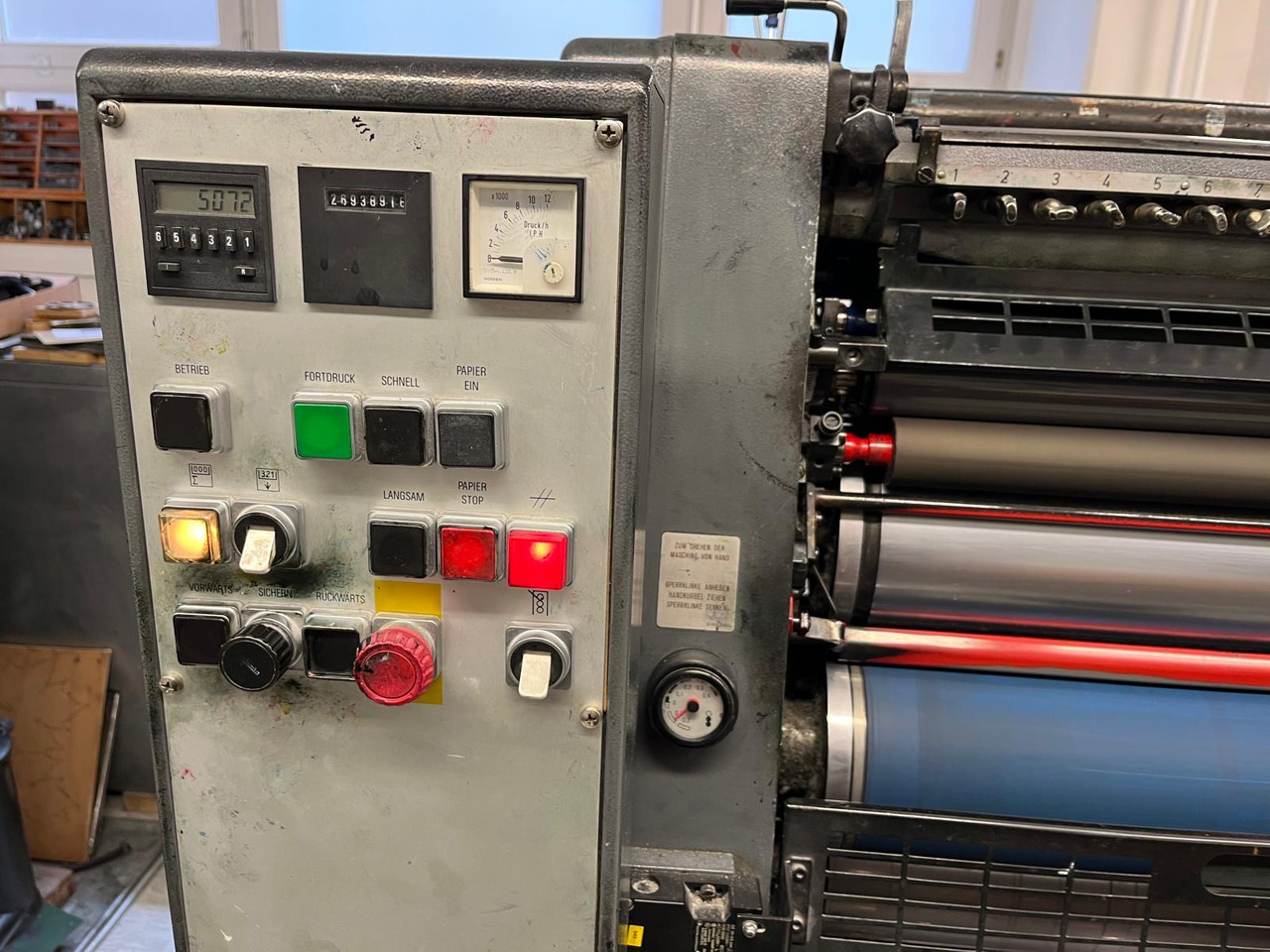 HEIDELBERG GTO 52-1 - Offsettrykker: bilde 3 HEIDELBERG GTO 52-1 - Offsettrykker: bilde 3